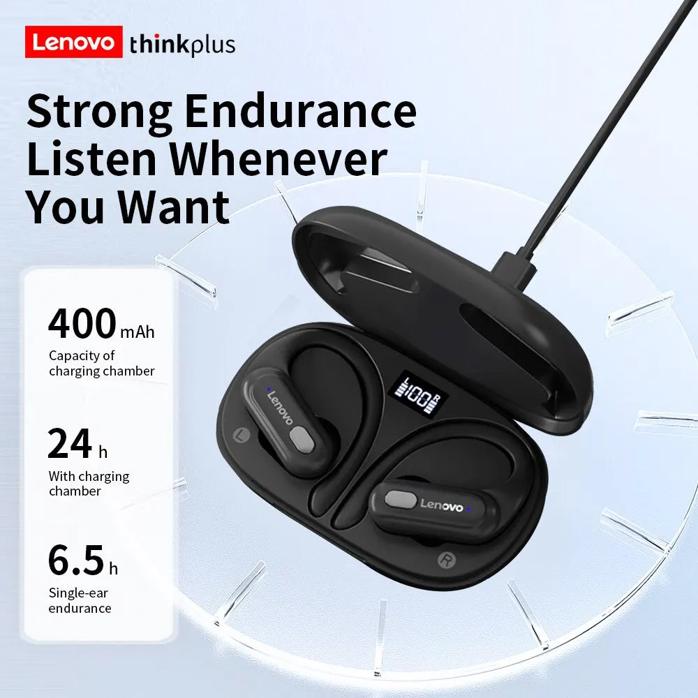 Lenovo Thinkplus Earphone XT60B Wireless Bluetooth Sport Headphones With Mic Noise Reduction