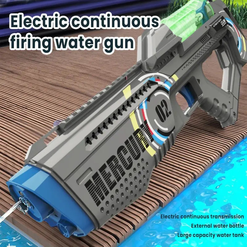 2024 NEW Fully Automatic Luminous Water Blaster Gun，Electric Continuous Firing Water Gun