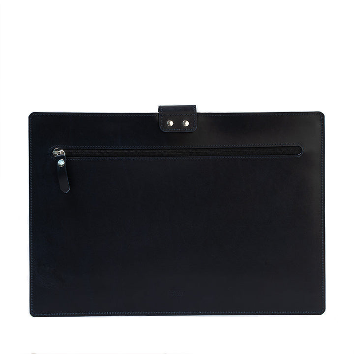 MacBook Leather Sleeve with zipper pocket-3