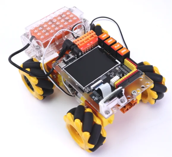 STEM Metal AI Technology IoT Learning Robotic Car set DIY Coding Assemble Programming Education Robot kits for Kids-0