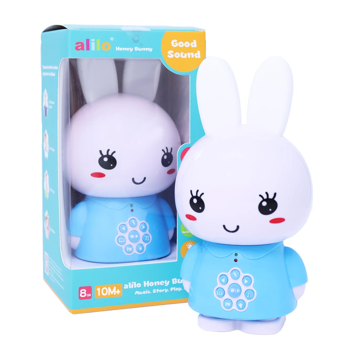 Alilo Bedtime Story Teller Nursery Rhyme Player Cute Bunny Newborn Baby Gift Intelligent Robot Toys for Kids Children-0