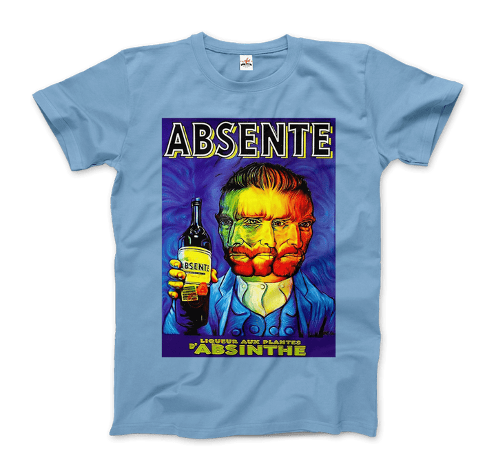 Absente, Vintage Absinthe Liquor Advertisement with Van Gogh T-Shirt-12