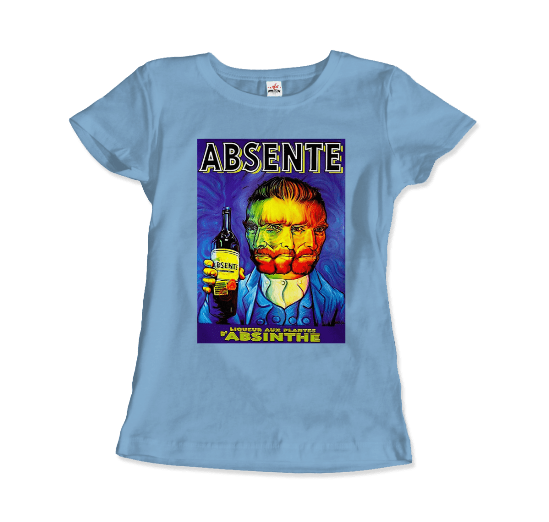 Absente, Vintage Absinthe Liquor Advertisement with Van Gogh T-Shirt-14