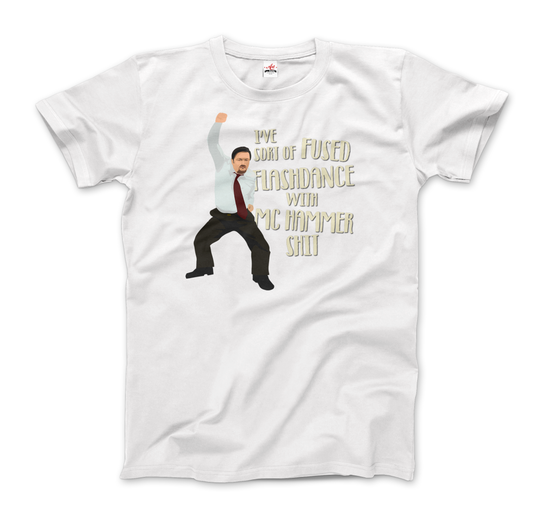 David Brent Classic Dance, from The Office UK T-Shirt-3