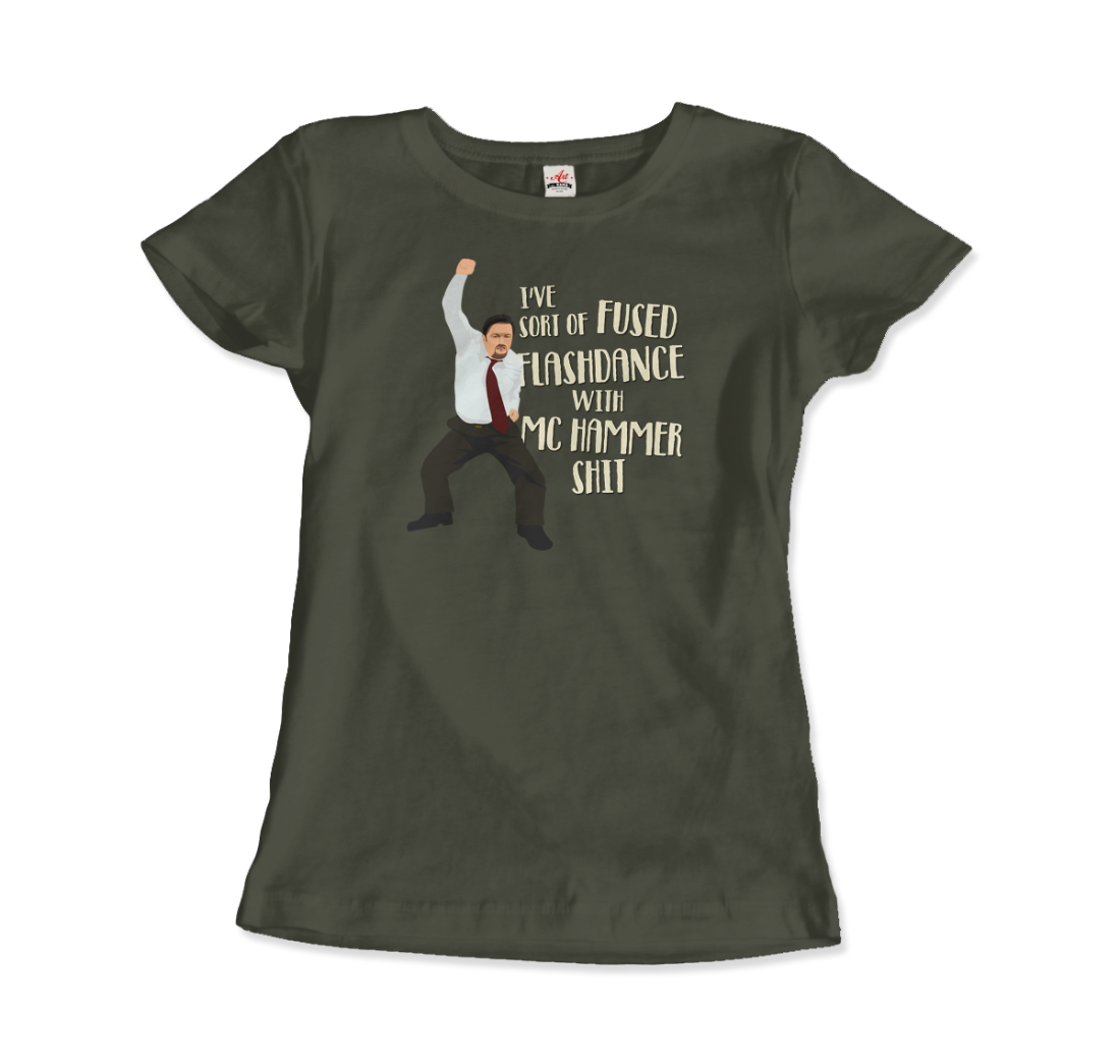 David Brent Classic Dance, from The Office UK T-Shirt-14